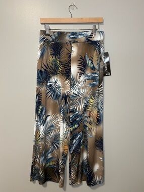 Soft Works High Waist Cropped Pull-On Palazzo Pants